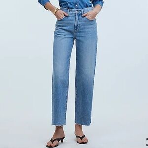 Madewell Perfect Vintage Wide Leg Crop in Altoona Wash